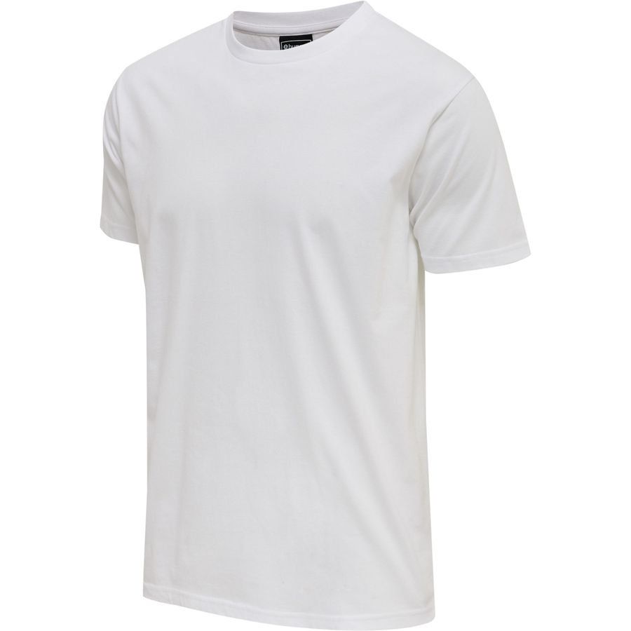 Hummel Red Basic T-Shirt Blanc