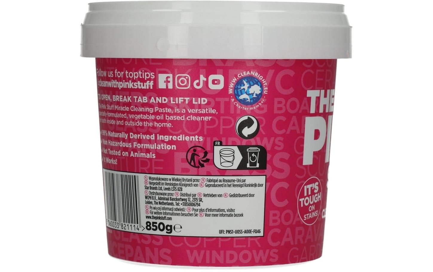 Reinigungsmittel Paste 850 gReinigungspaste entfernt hartnäckige Flecken, Schmutz und Fett