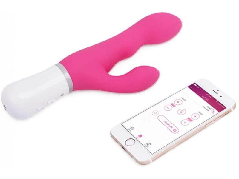 Lovense Vibrator Nora Rosa Rabbit Vibrator zur Stimulation der Klitoris und des G-Punkts