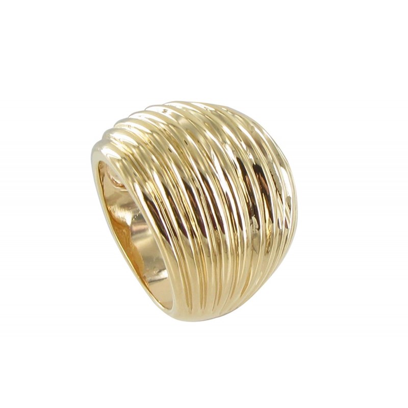 Bague Plaqué Or Coquillage