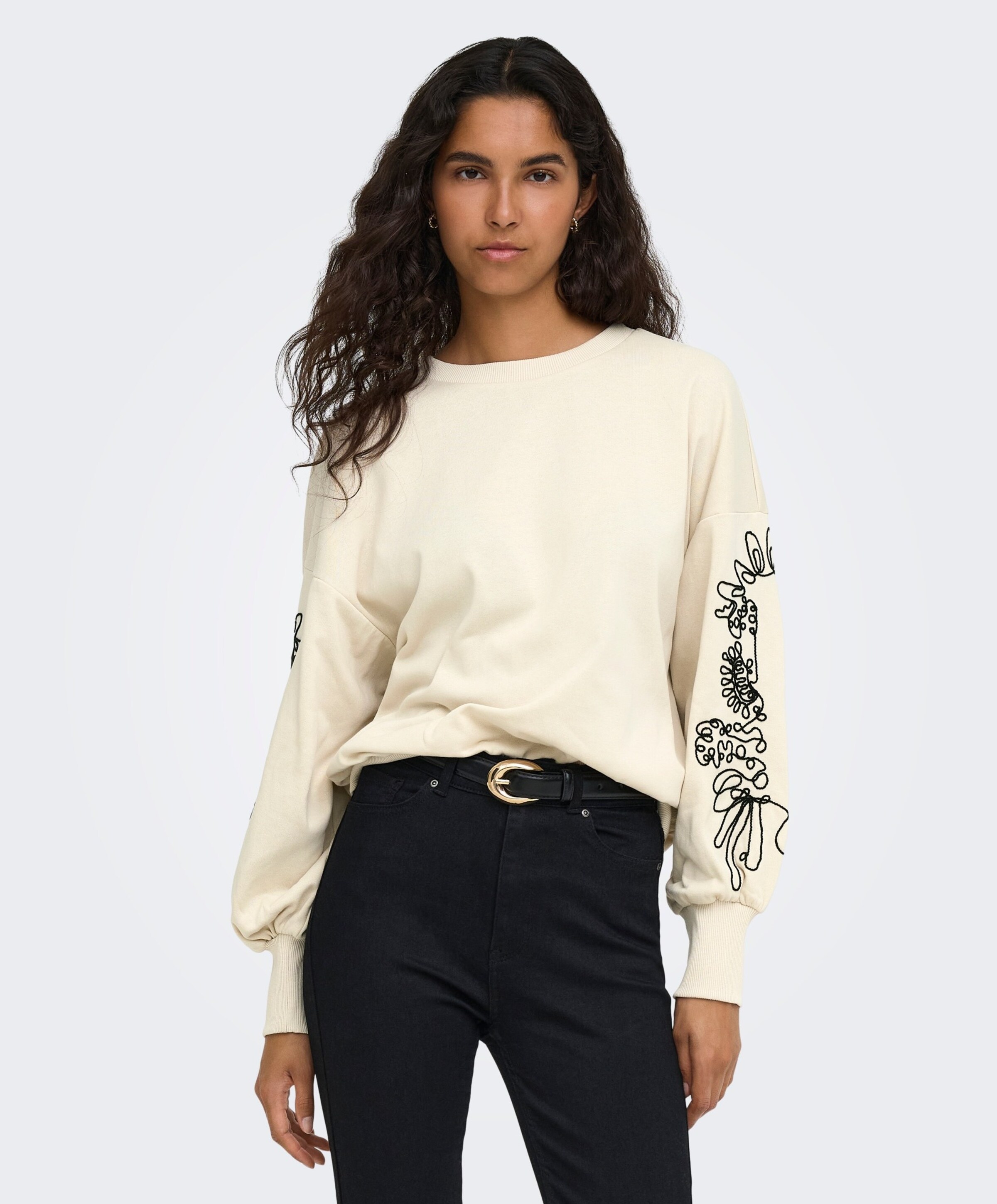Only Dames sweater ecru