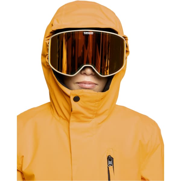 Veste de ski QUIKSILVER MISSION SOLID YTH JK ORANGE PEPPER