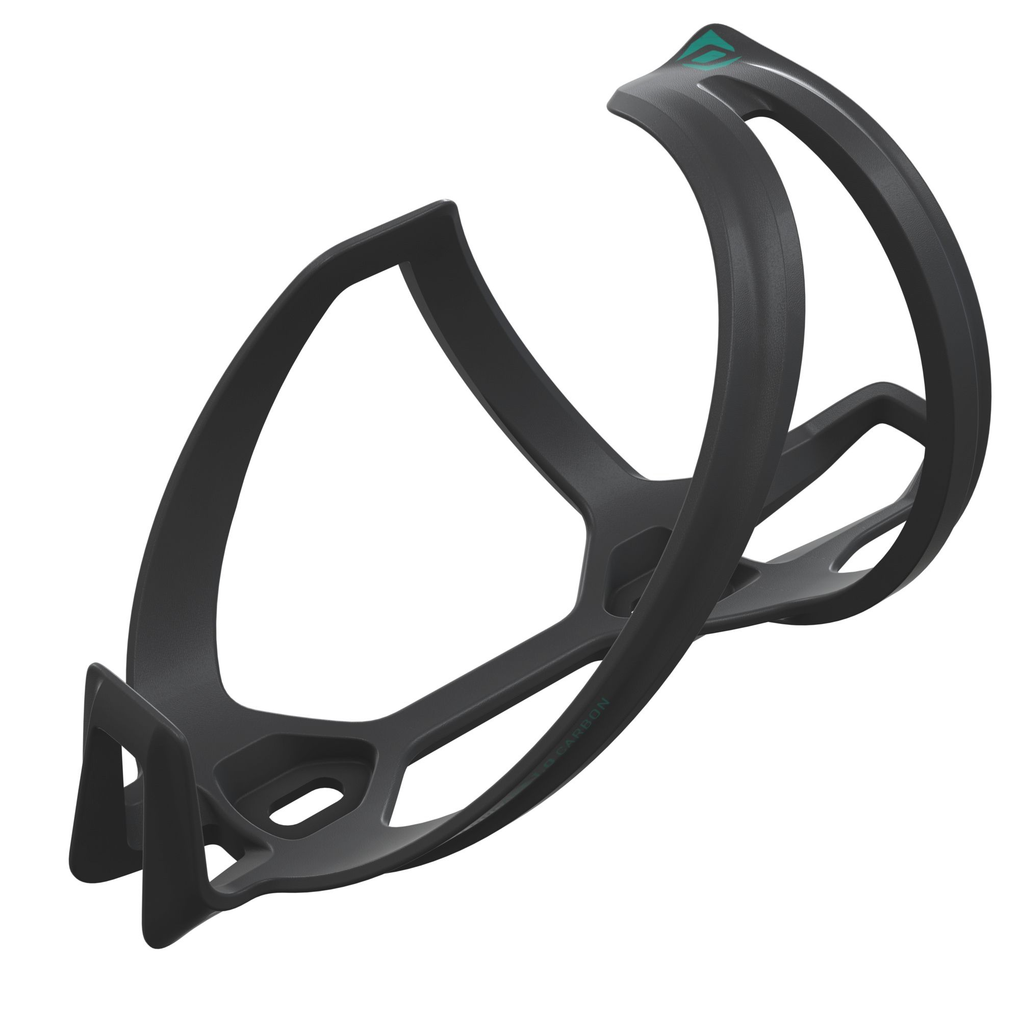 Syncros Tailor 1.0 Flaskeholder Med Venstre Indgang Black/Teal Blue