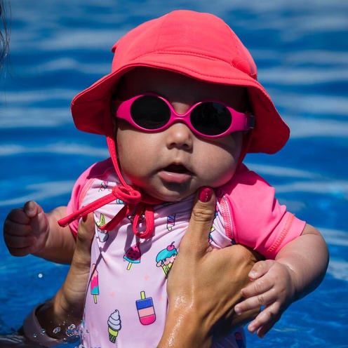 Sölar Mini Pink Lunette de soleil bébé 0-24 mois - BBLÜV
