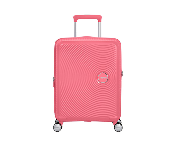 American Tourister Hartschalen-Koffer »Soundbox« Spinner 55, coral red