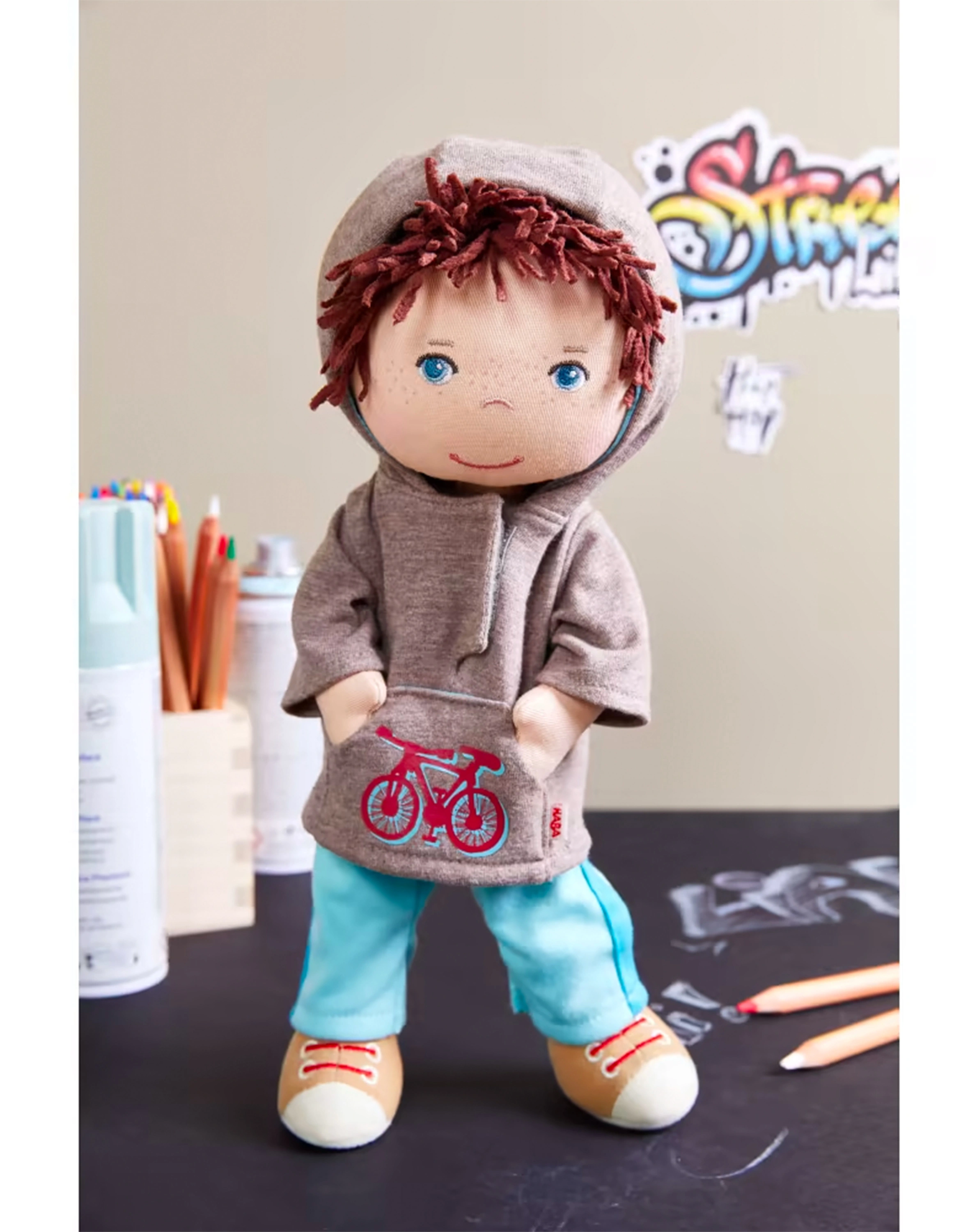 Stoff-Puppe LIAN (30 cm) 3-teilig