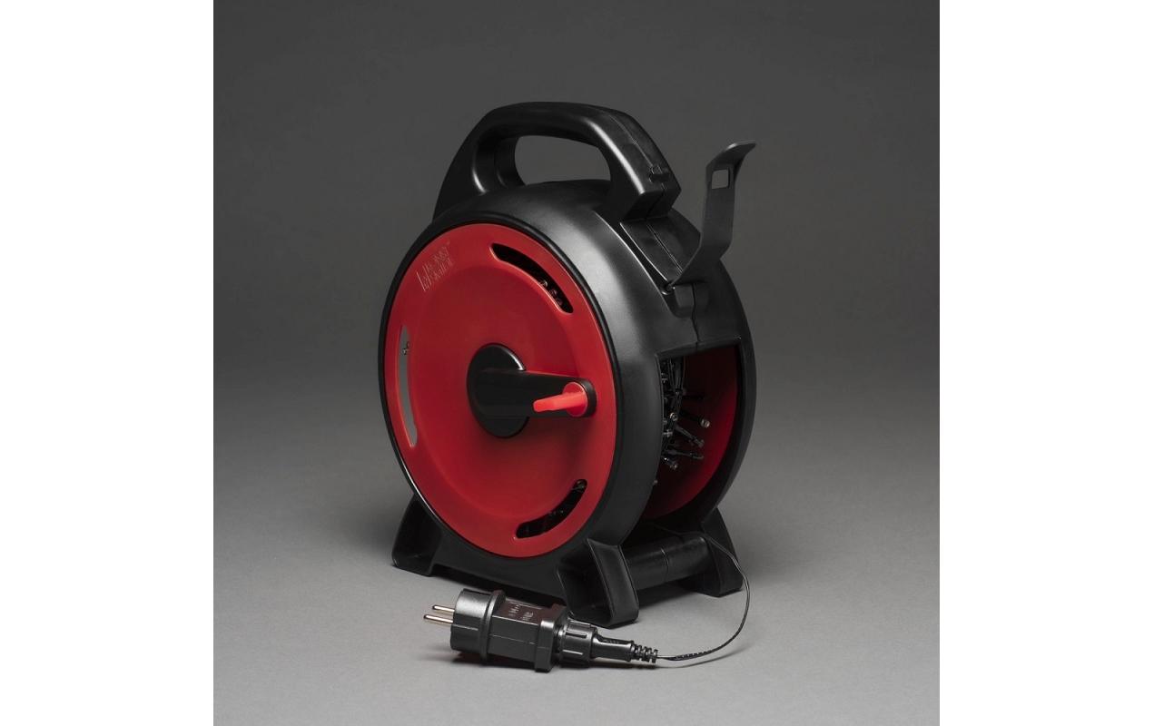 LED-Lichterkette Compactligths mit Kabelaufroller 800 LampenMicro LED Büschellichterkette