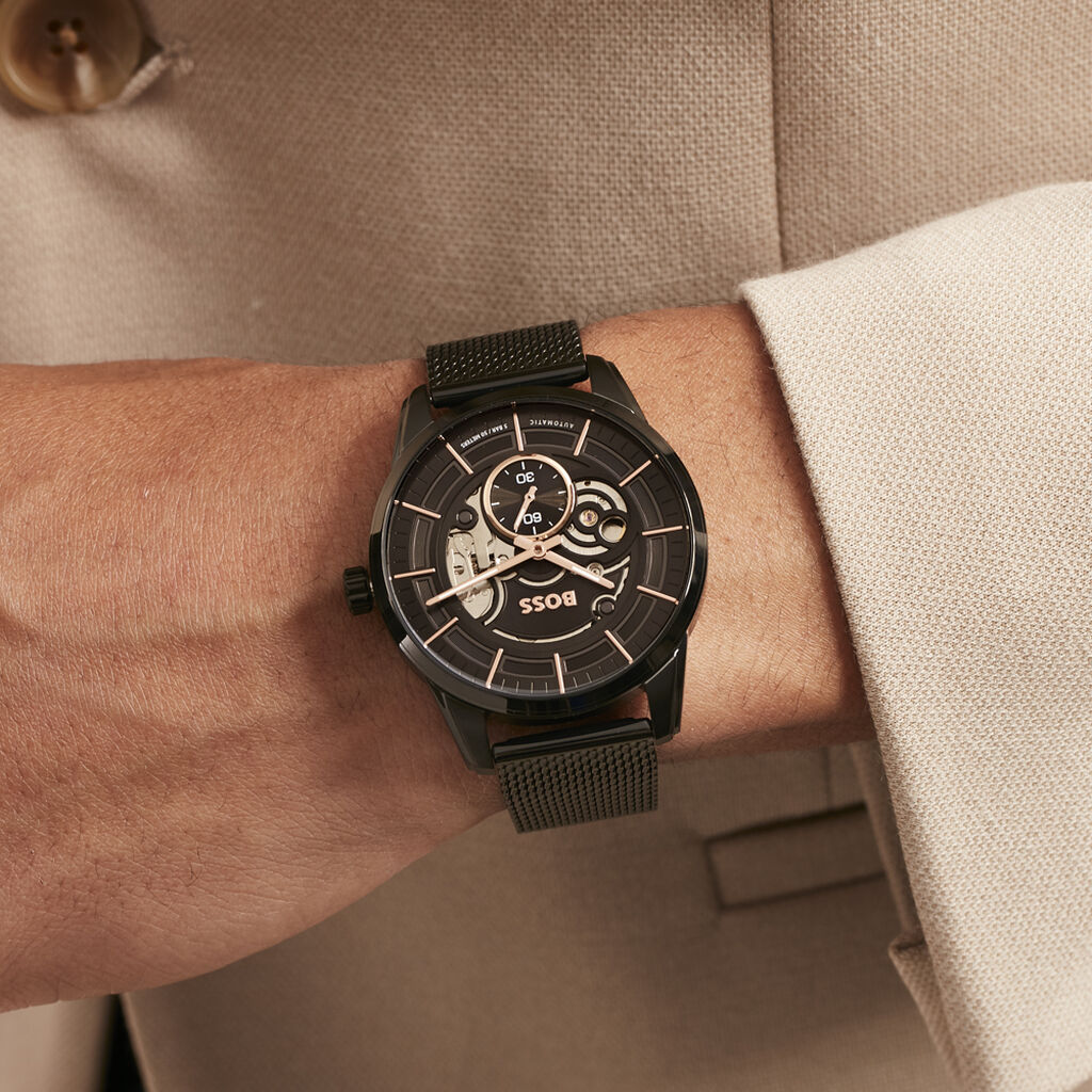 Montre Boss sophio Auto Noir