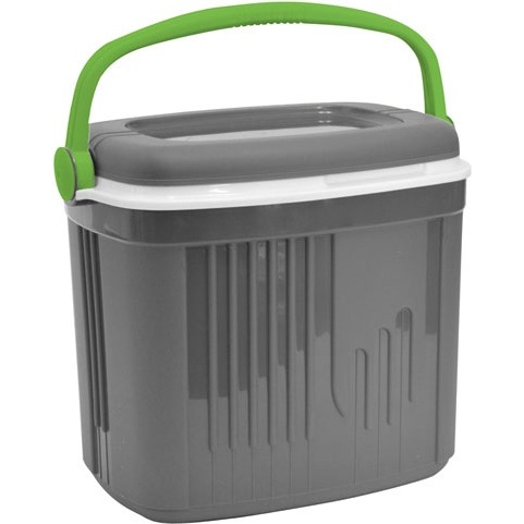 Glacière Iceberg gris galet et vert matcha - 32 L
