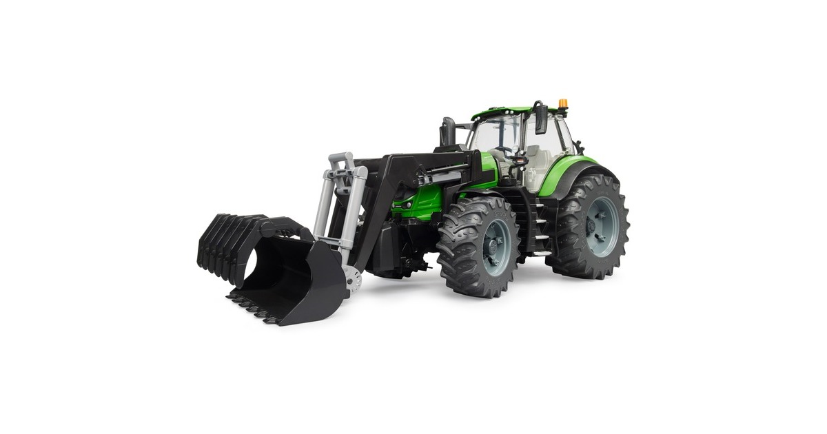 bruderDeutz 8280 TTV met frontlader Modelvoertuig