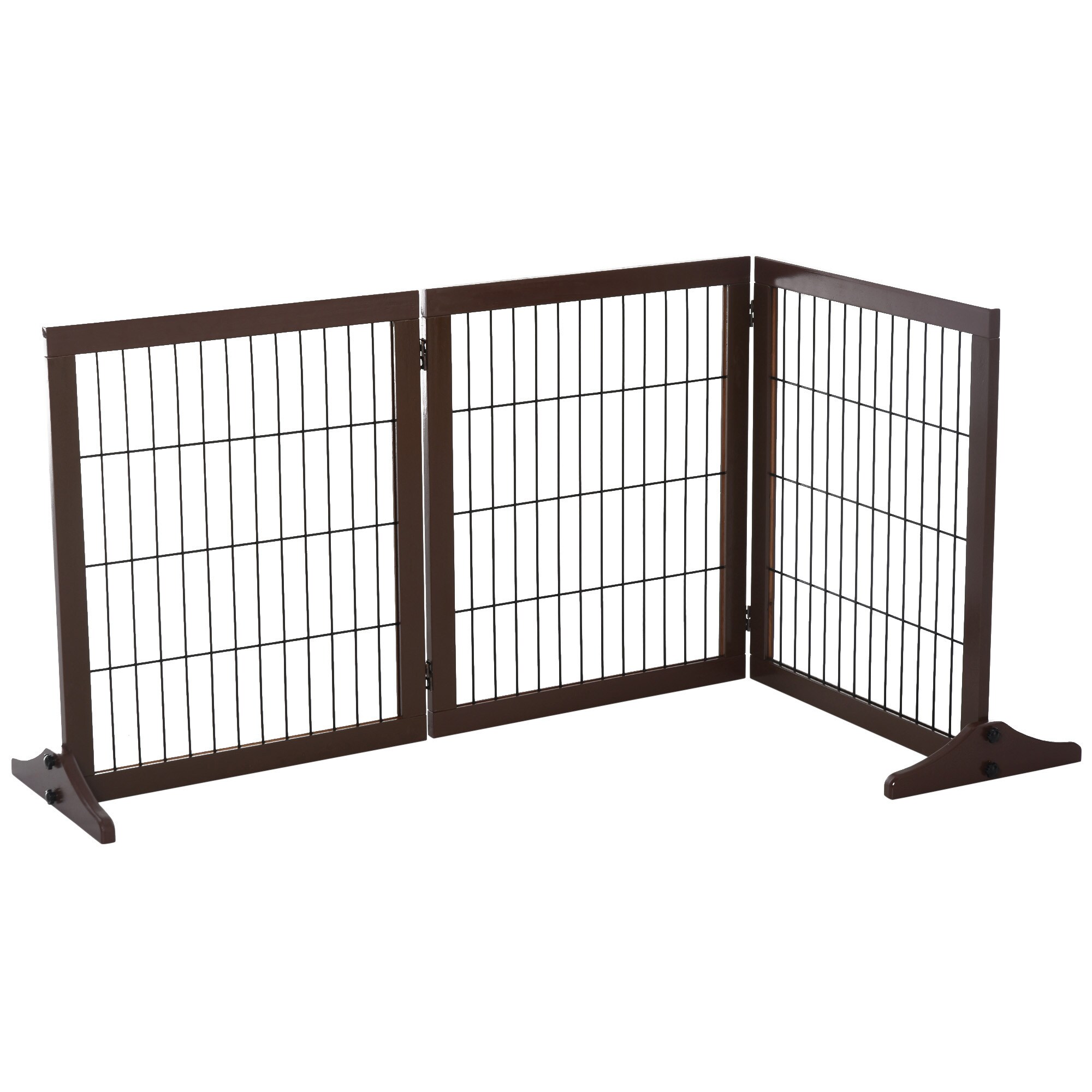 PawHut Absperrgitter für Hunde 185 x 36 x71 cm (LxBxH)