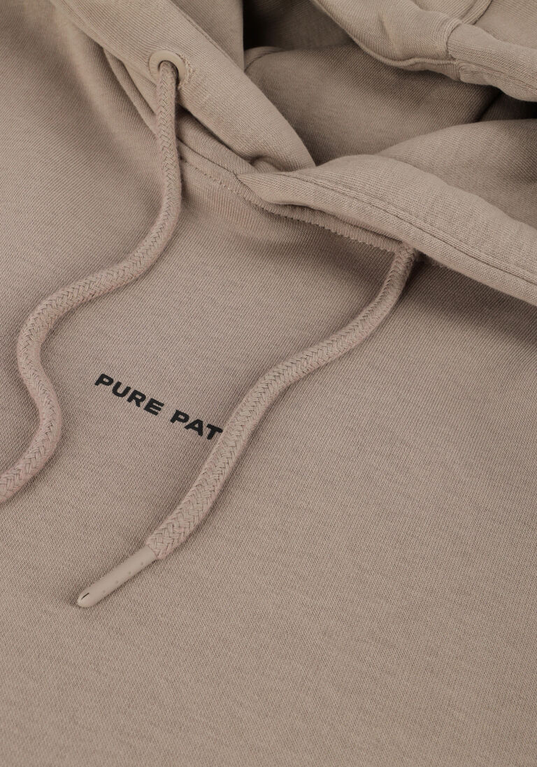 PURE PATH taupe pure path trui pure logo hoodie