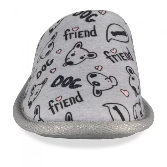 Chaussons GRIS LOVELY SKULL