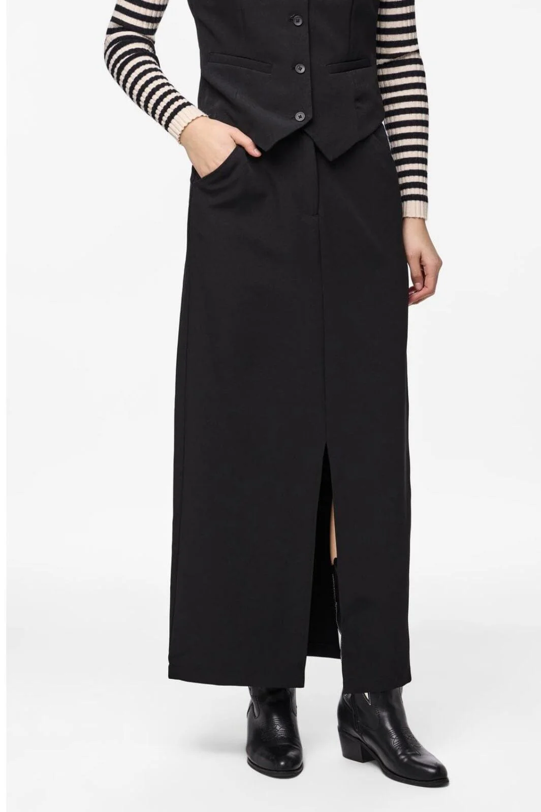 Pieces Pcbozzy Ankle Skirt 4563742 black