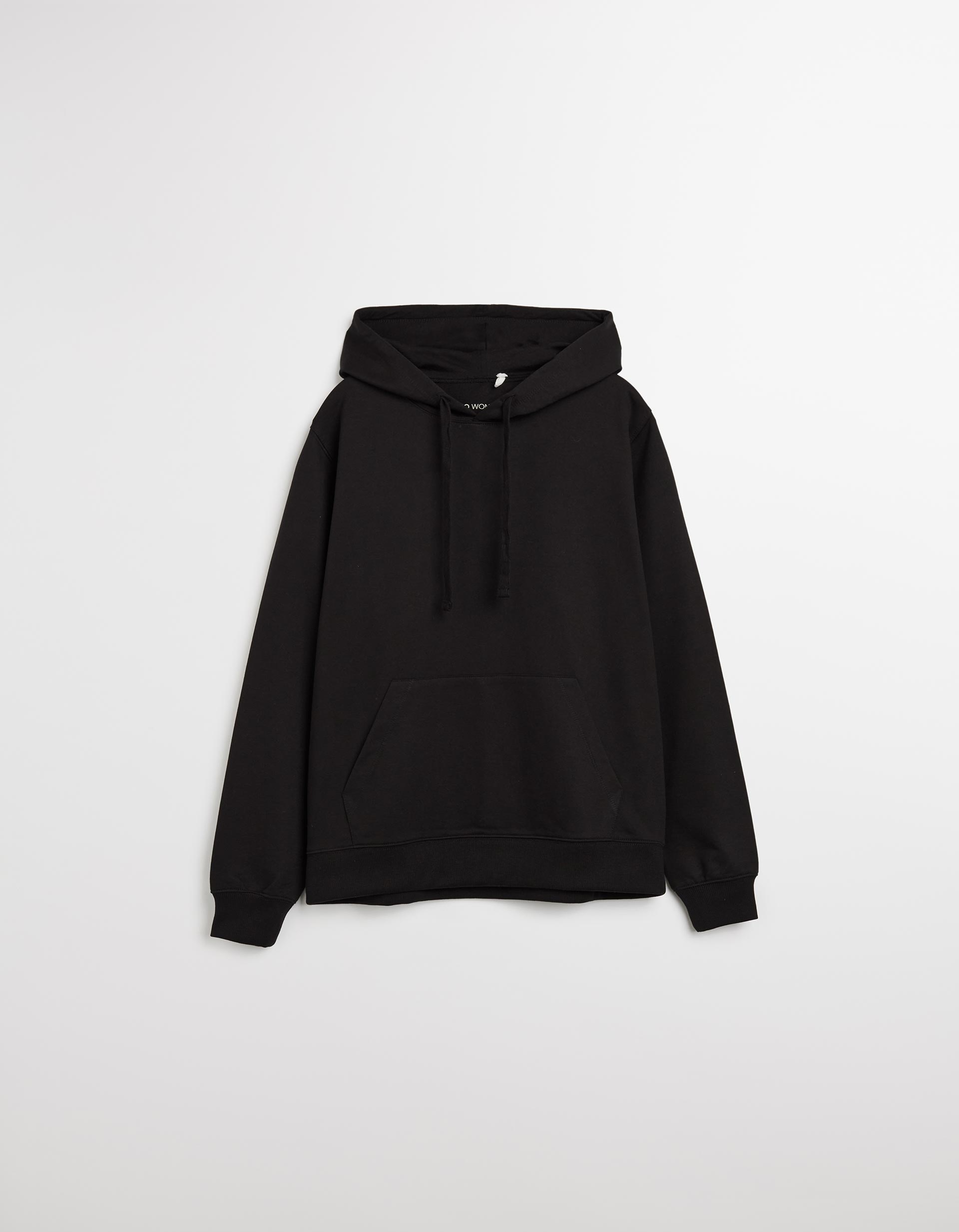 Sweatshirt com Capuz, Mulher, Preto