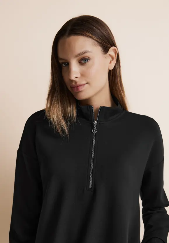 Zipper Troyerkleid - Black