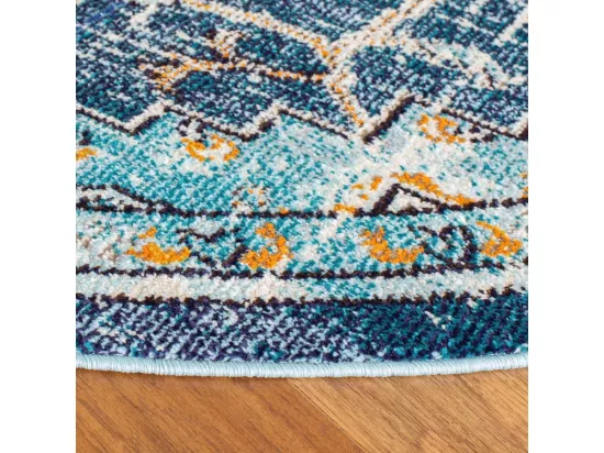 Tapis Blue & Light Blue 122 X 122 cm - Malaya