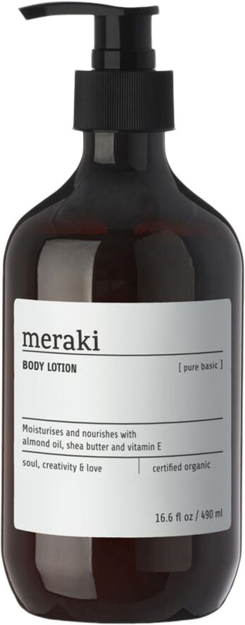 Meraki Body lotion, Pure basic