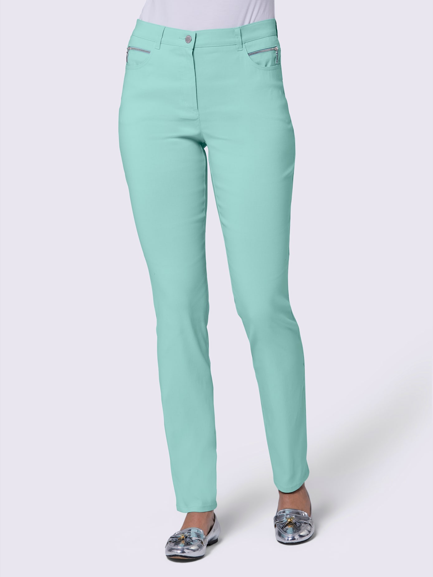 Élégant pantalon extensible qualité viscose extensible souple