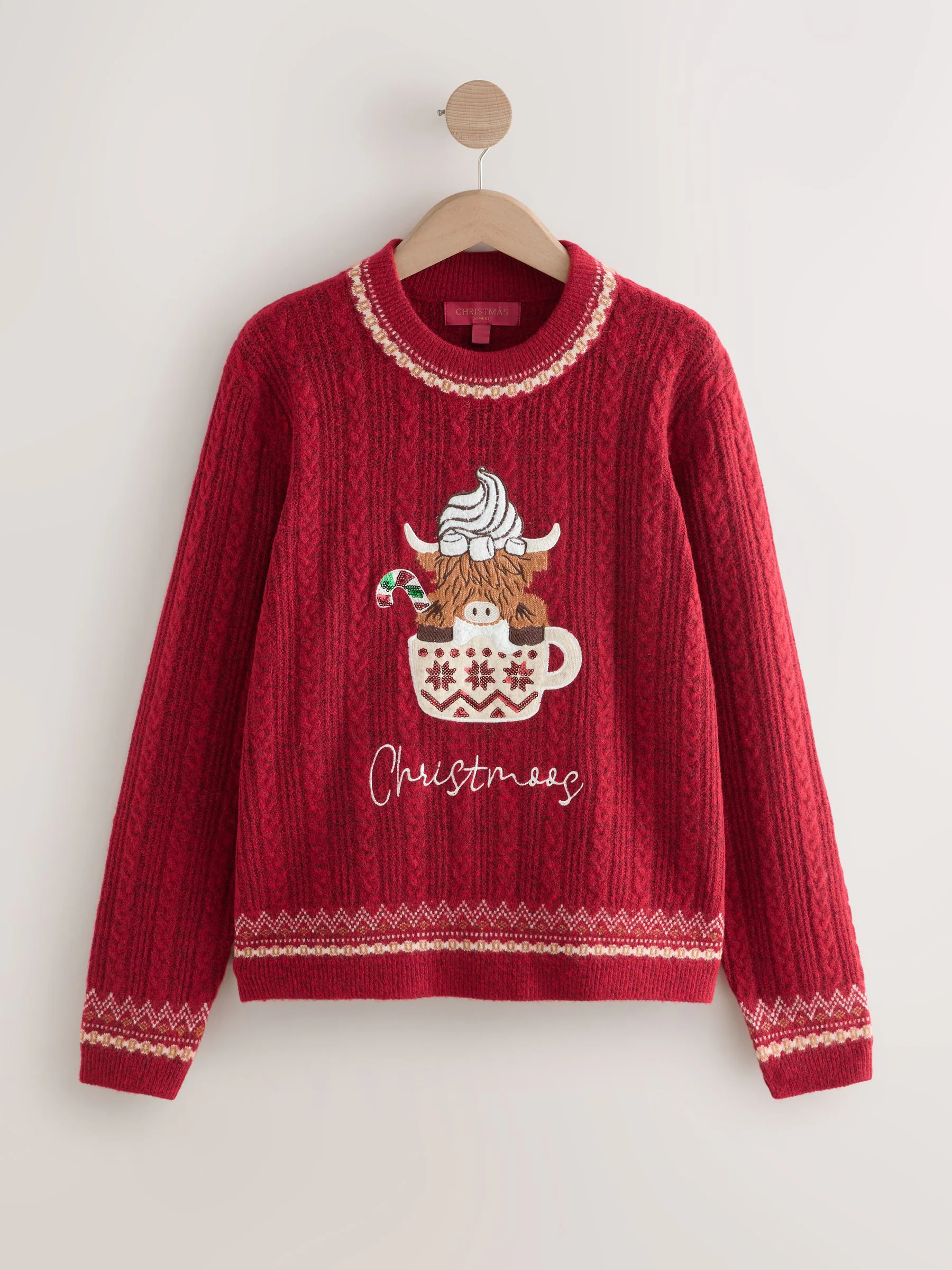 Rood Hamish mok grafisch ontwerp - Kersttrui