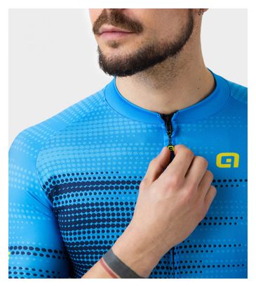 Maillot Manches Courtes Alé Turbo Bleu Clair