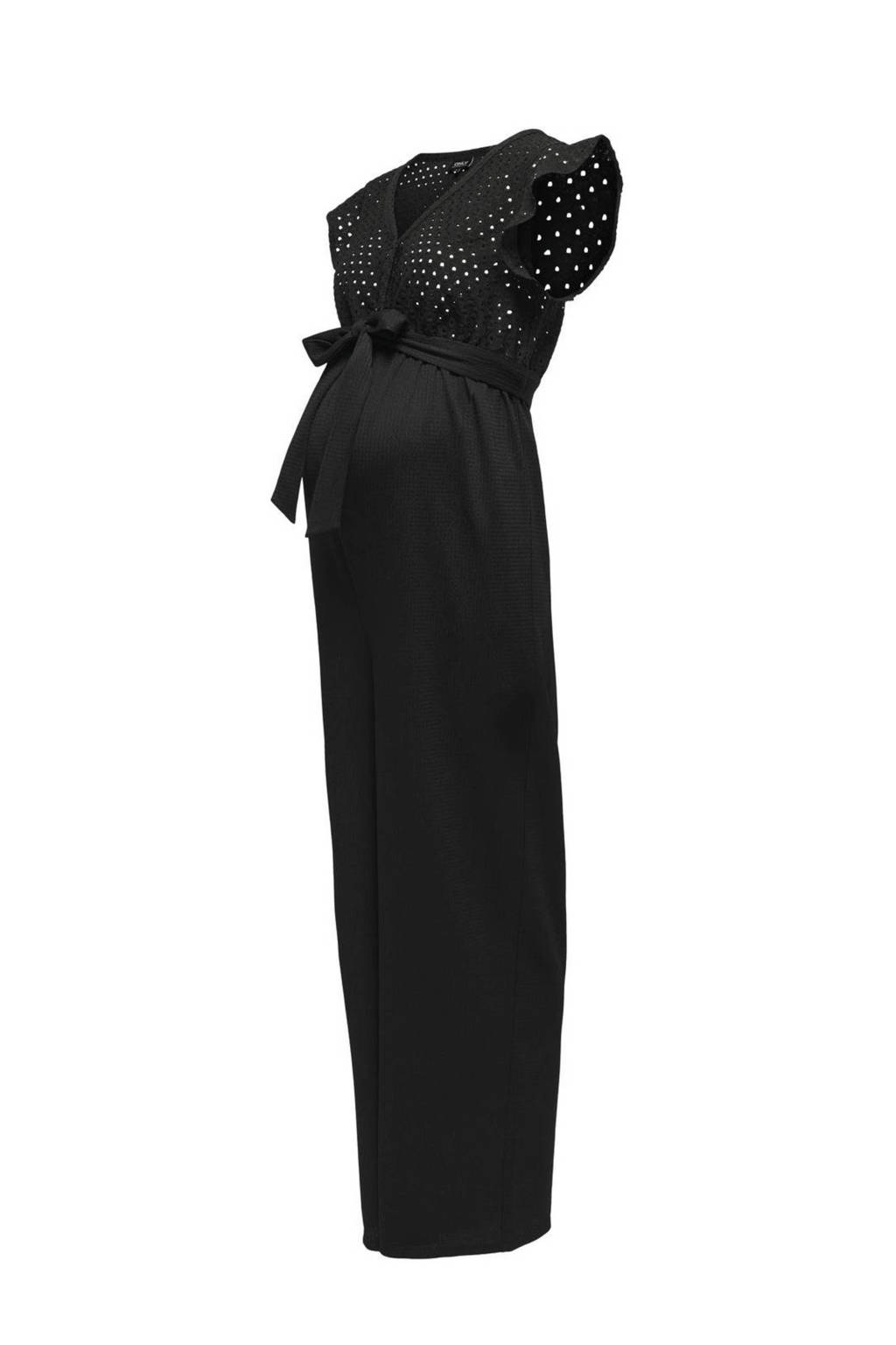 ONLY MATERNITY zwangerschapsjumpsuit OLMELISA zwart