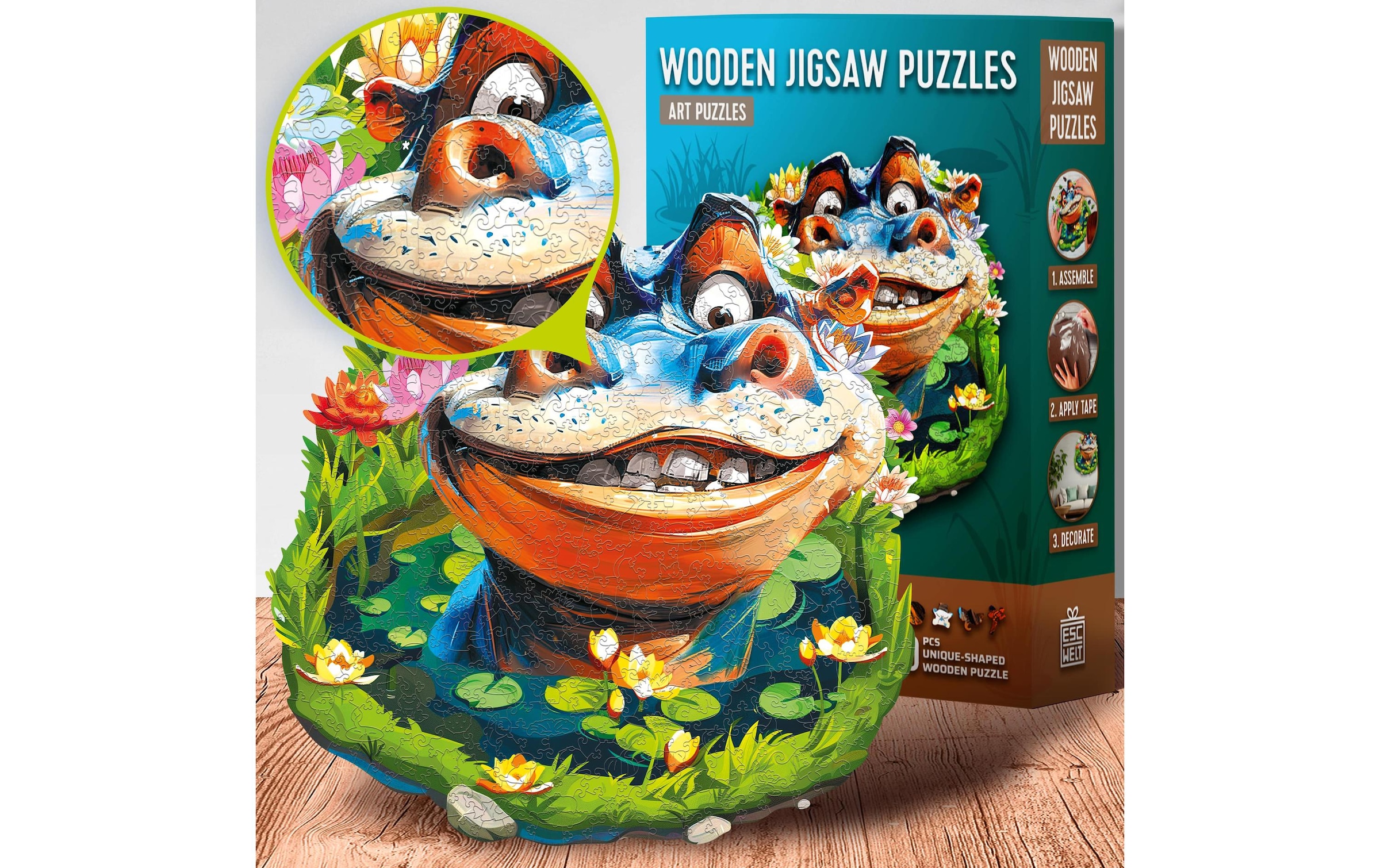 Puzzle »Escape Welt Hippo«