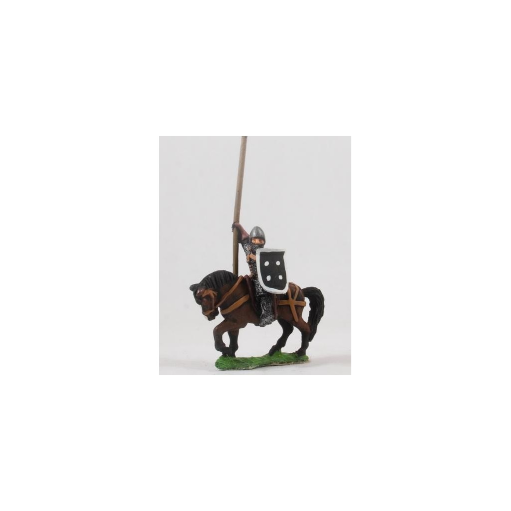 Serbian Empire: Knights 1300-1400AD in Mail with Lance & Shield, on Unarmoured Horse