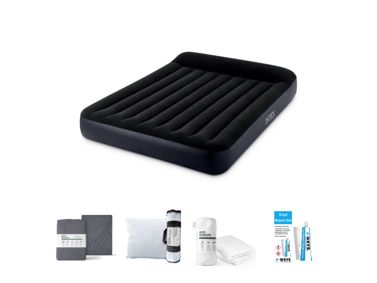 Intex Classic 203 x 152 cm Luchtbedset - 5-delig