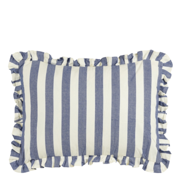 Kussen blauw - l70xb50xh10cm