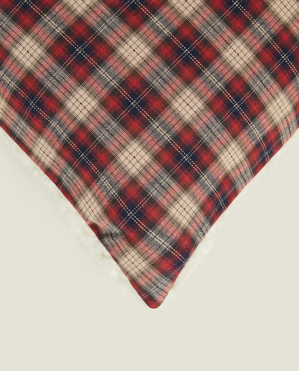 CAPA DE ALMOFADA DE NATAL XADREZ