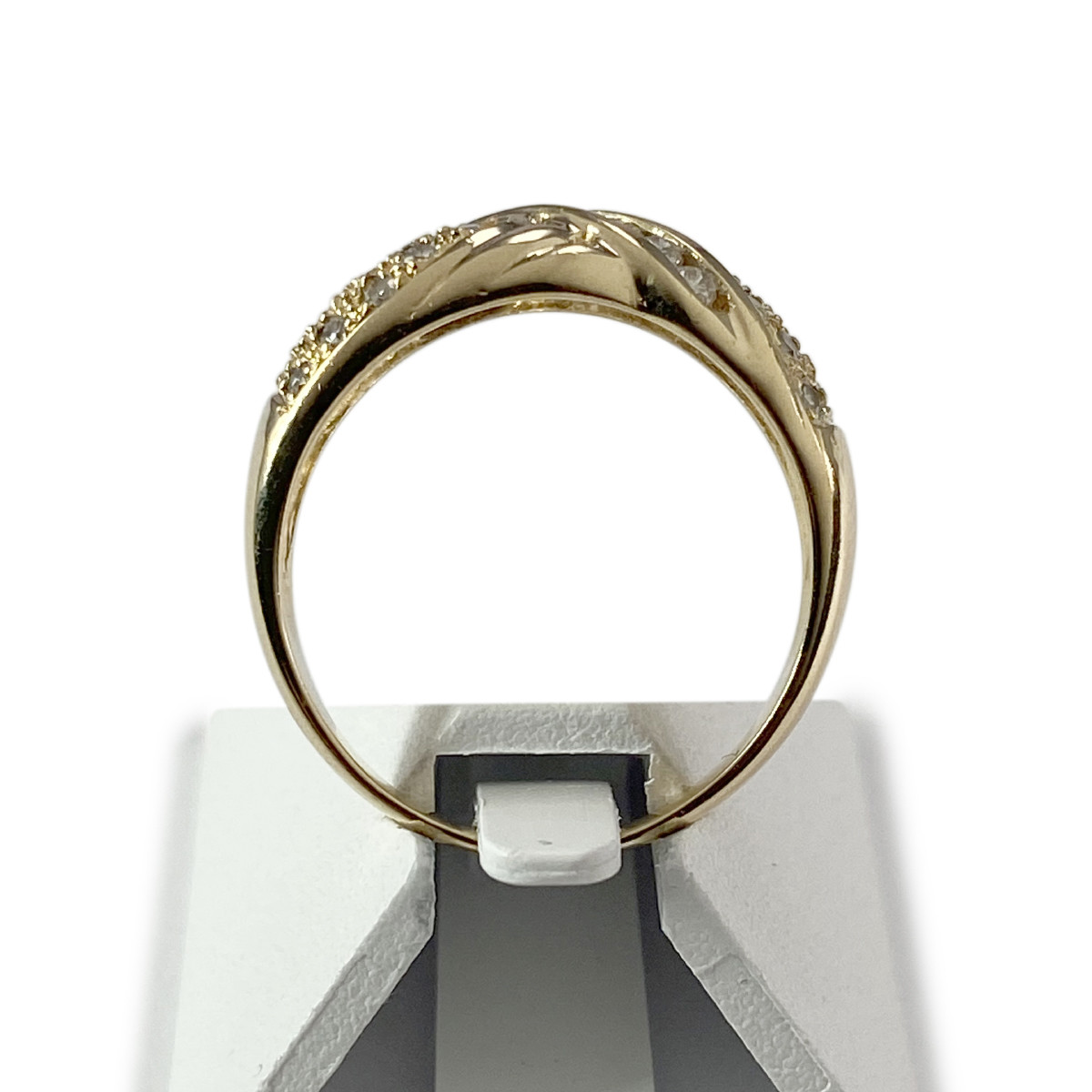 Bague d'occasion or 750 jaune diamants