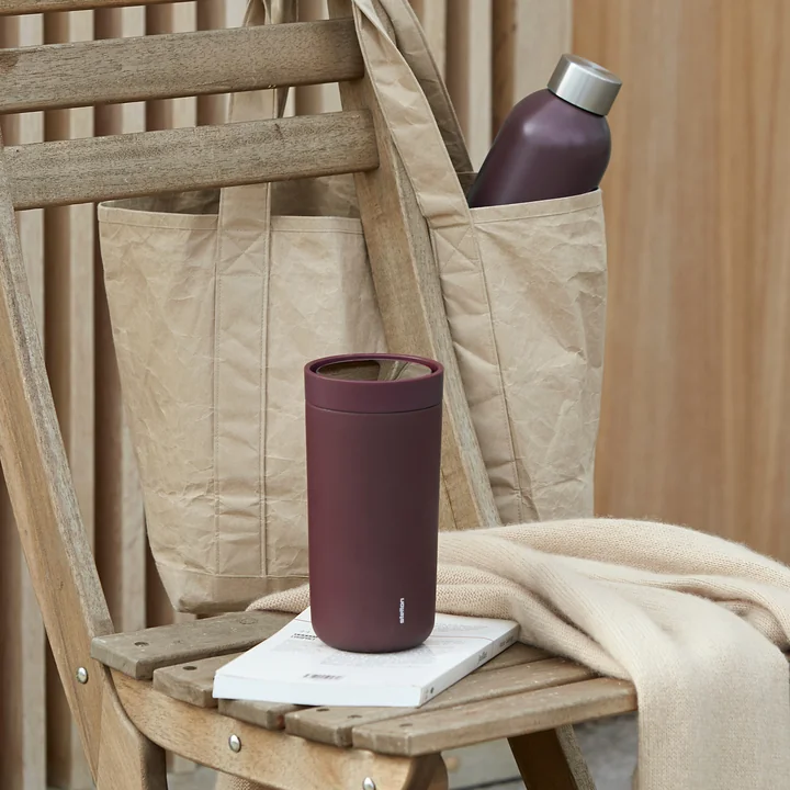Stelton - To Go Click 0,4 l, doppelwandig, cloud