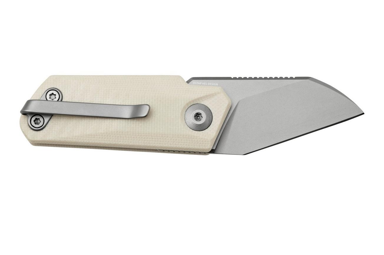 Civivi Ki-V C2108C Ivory G10 zakmes, Ostap Hel design