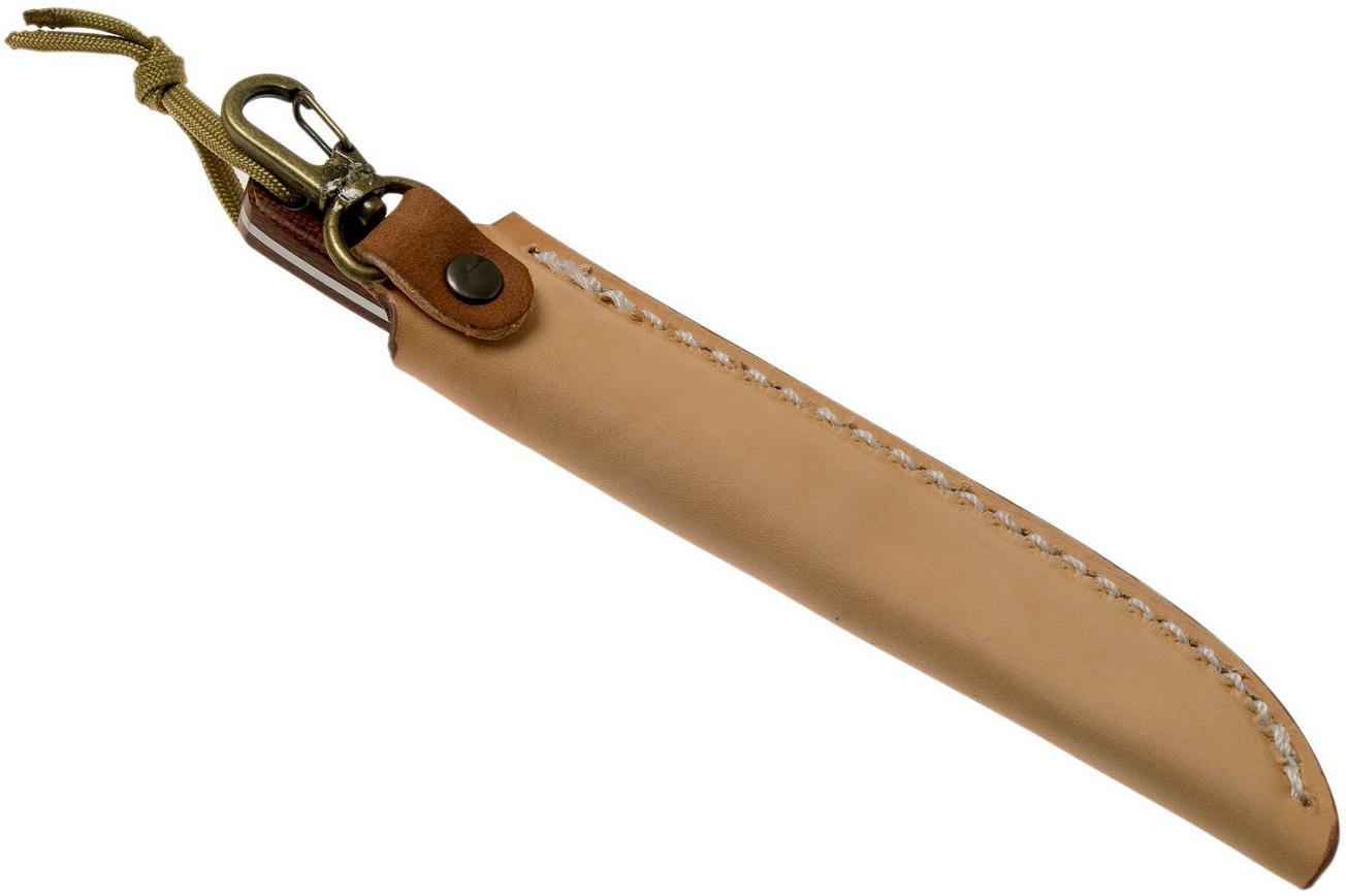 Ohta OFB SS 75 Natural Canvas Micarta vaststaand mes