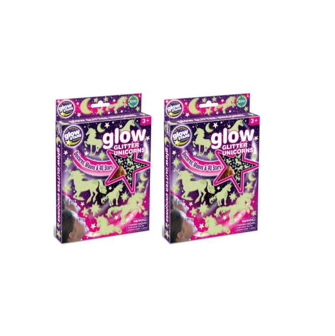 Brainstorm - Glow Glitter Unicorns - Bundle