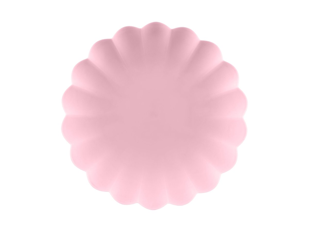 Roze Borden 22cm 4st