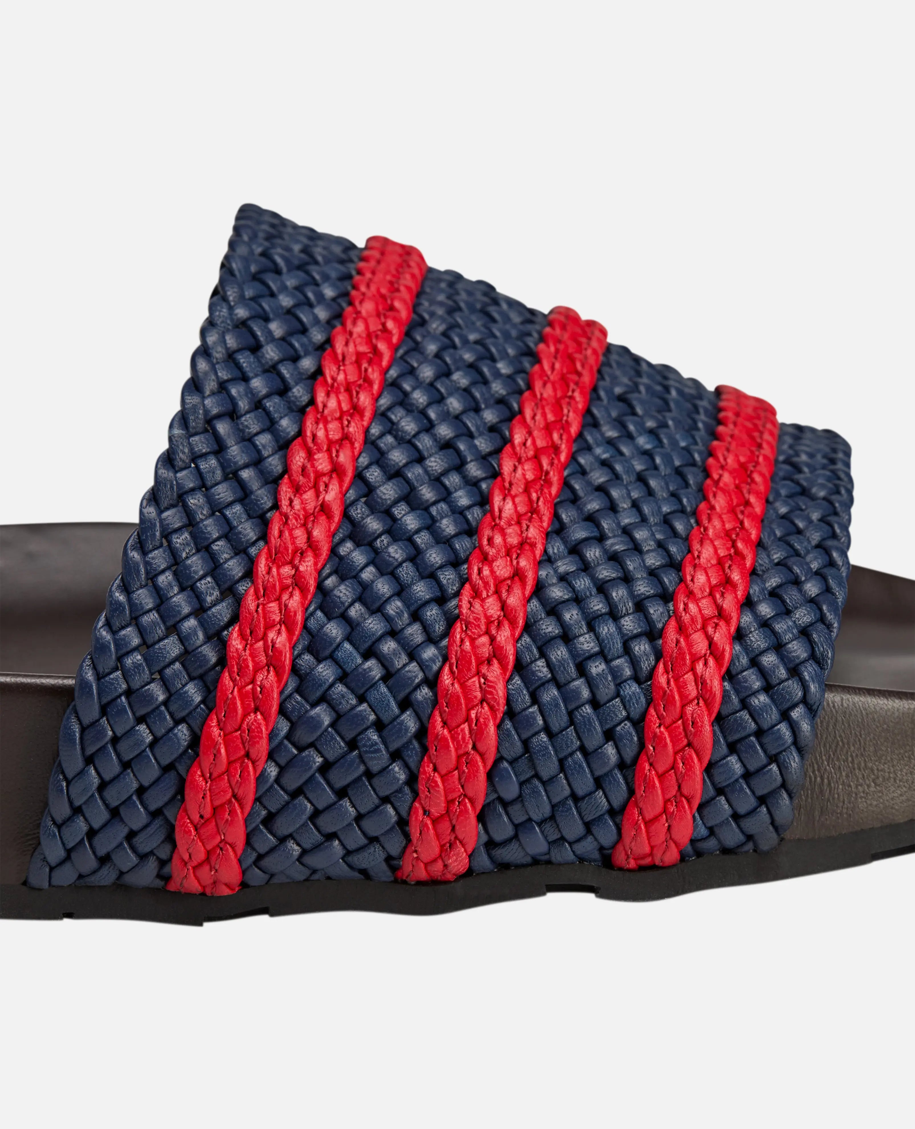 adidas Wales Bonner Adilette  (Night Indigo/Better Scarlet/Dark Brown)
