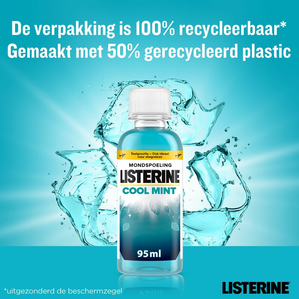 Listerine Mondwater Cool Mint Reisverpakking95 ml