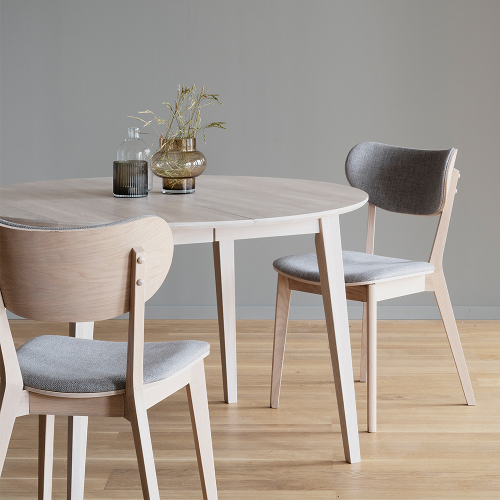 Houten eetkamerstoel Cato Donkergrijs