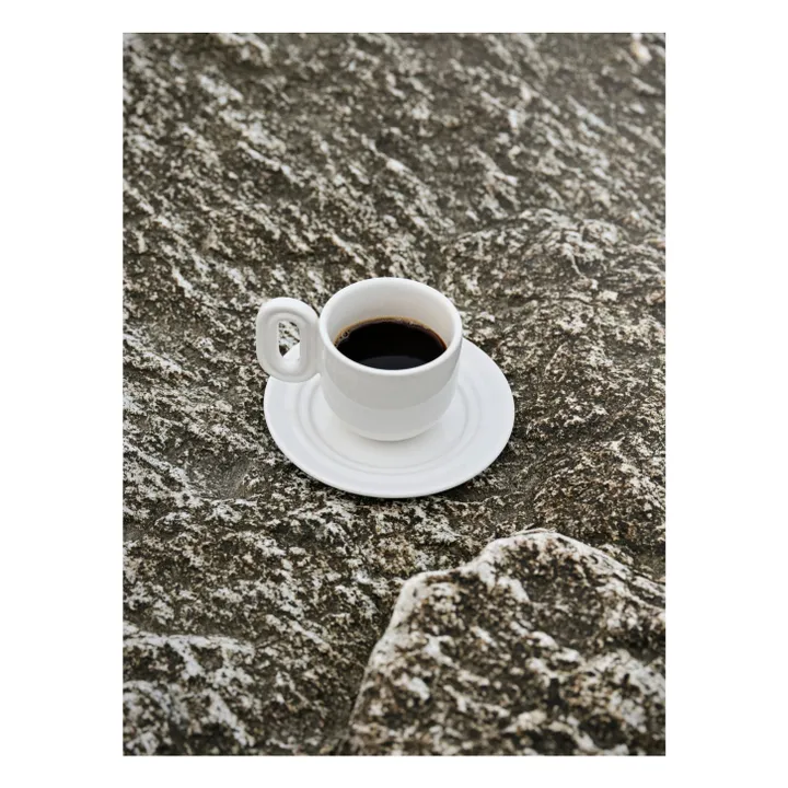 Broste Copenhagen Tasse à espresso en grès Stevns | Blanc