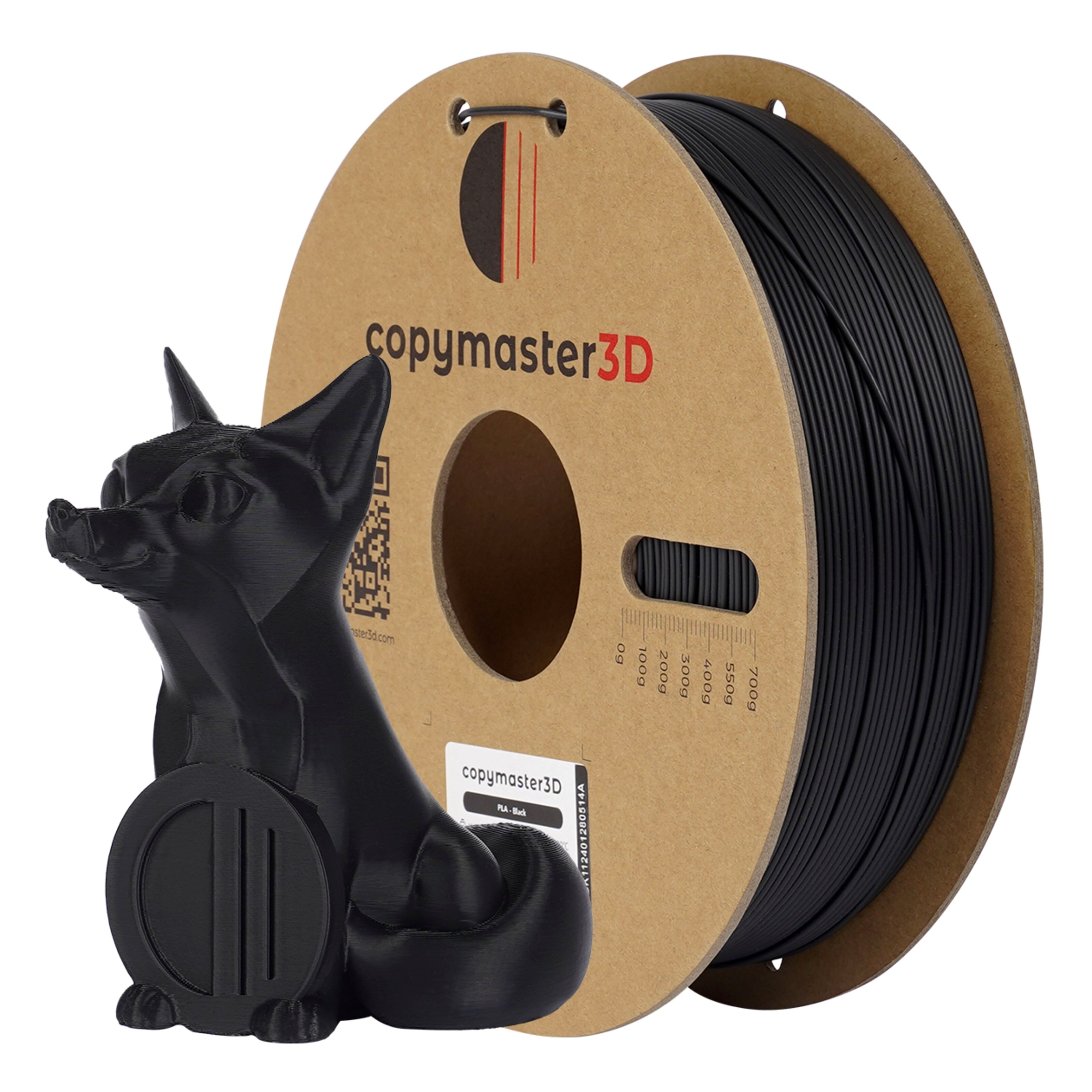 Copymaster3D PLA-filament for 3D-skriver 1,75 mm Svart