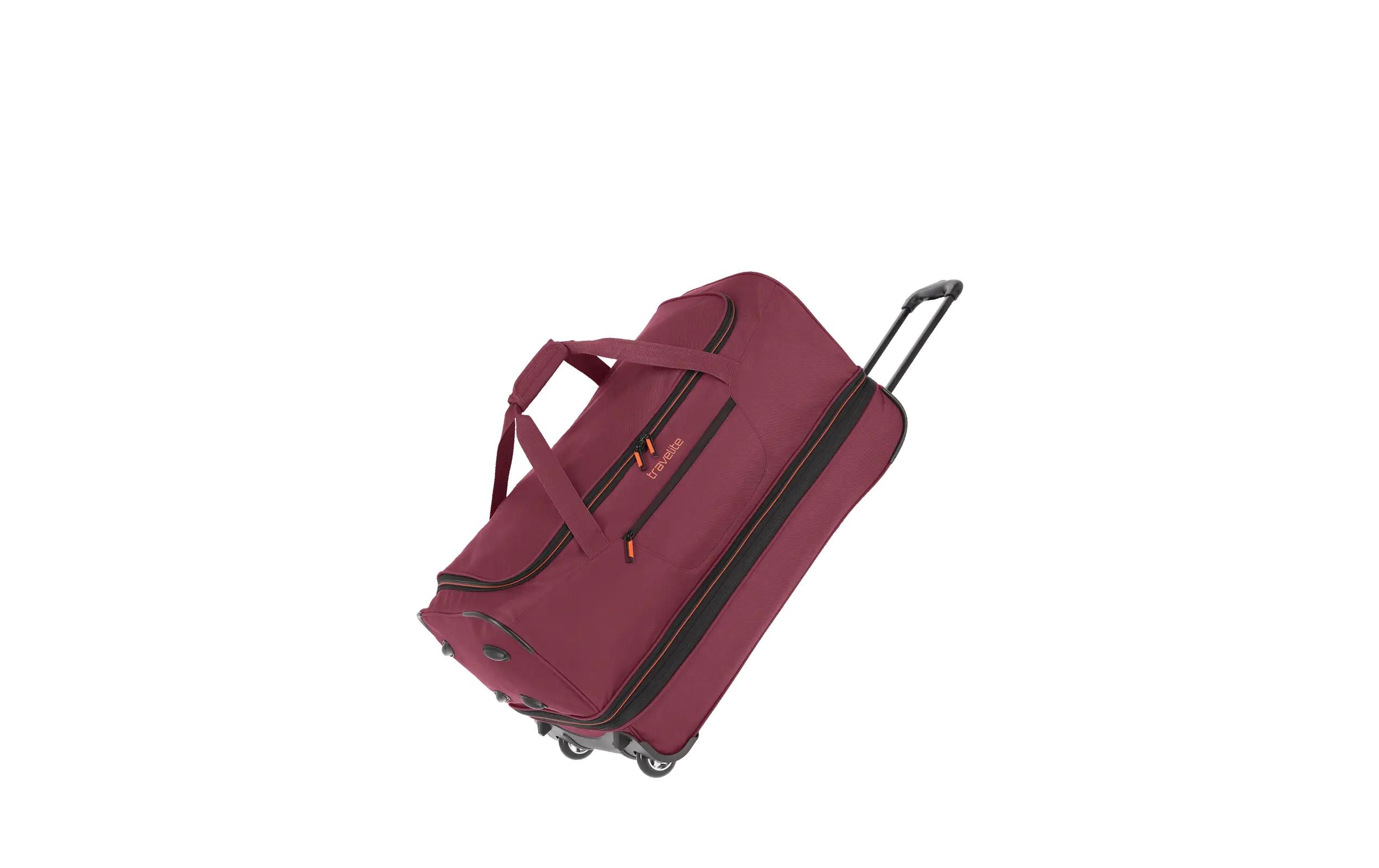 Basics Trolley Reisetasche L erweiterbar, BordeauxReisekoffer