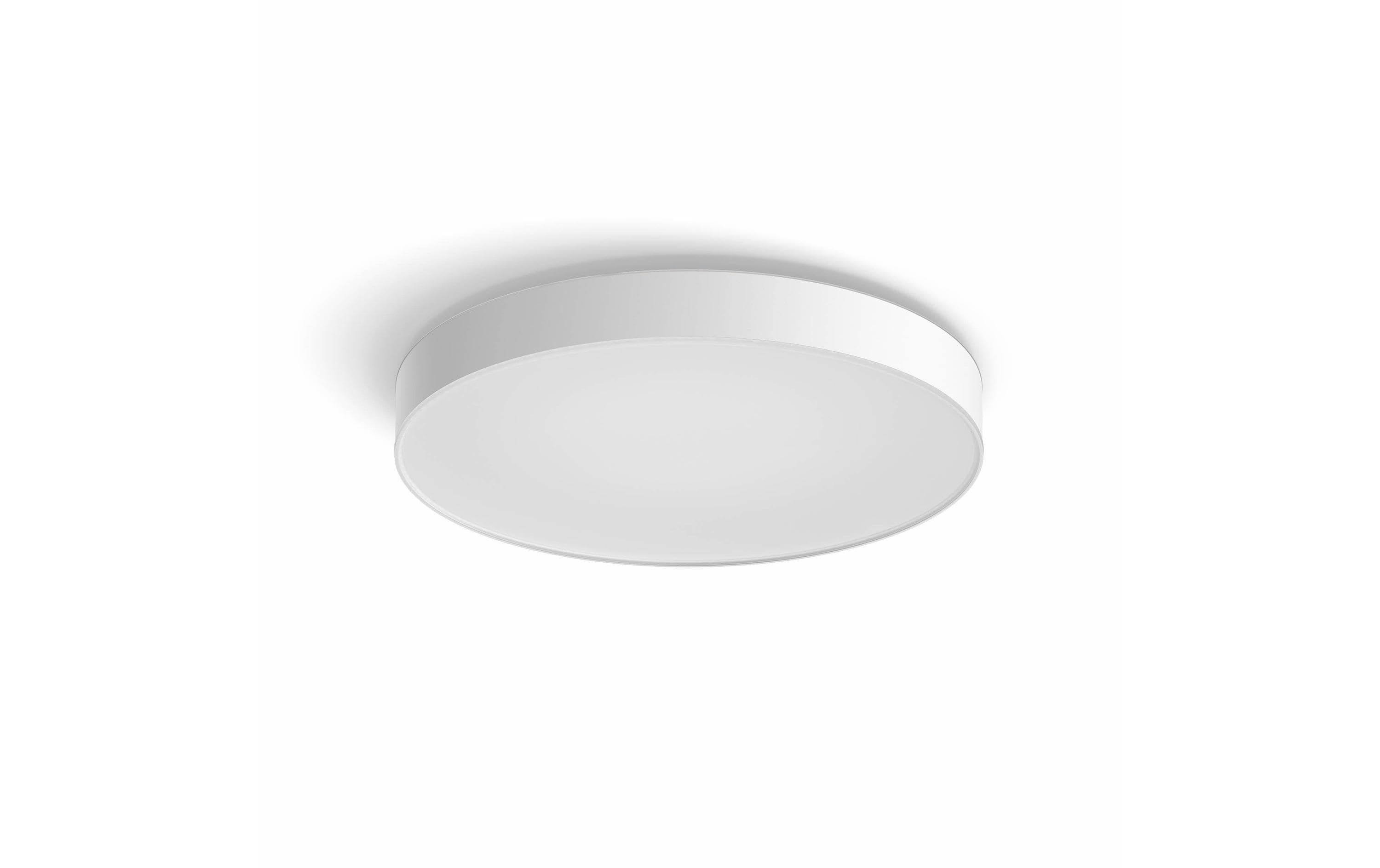 White Amb. Enrave Deckenleuchte XL weiss 4750 lm + Dimmer<br>Deckenlampe steuerbar mit Philips Hue