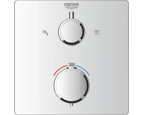 Grohe Quickfix inbouwthermostaat douche PRECISION chroom 34881000