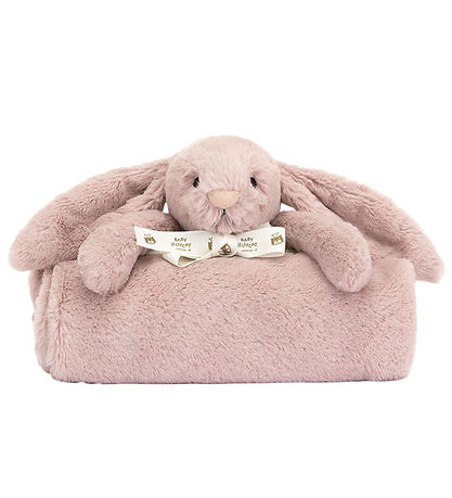 Jellycat Decke - 70x56 cm - Bashful Luxe Bunny Rosa Blankie