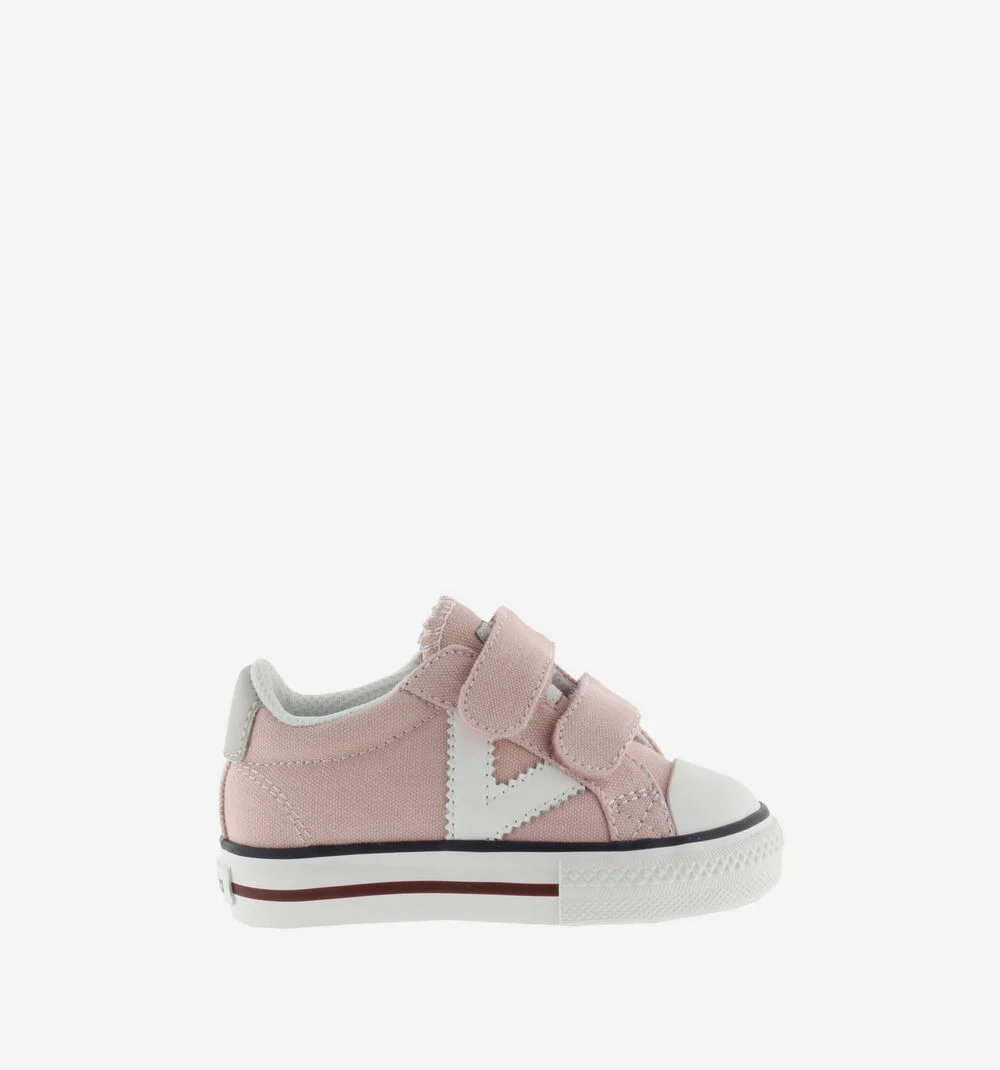 TRIBU SNEAKER TOILE Baskets sport en toile pour enfant logo SKIN