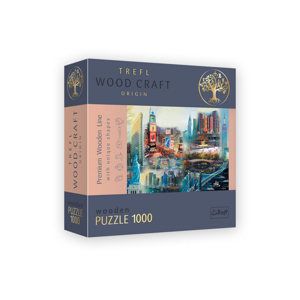 Puzzle Wood Craft - New-York - 1000 Pièces