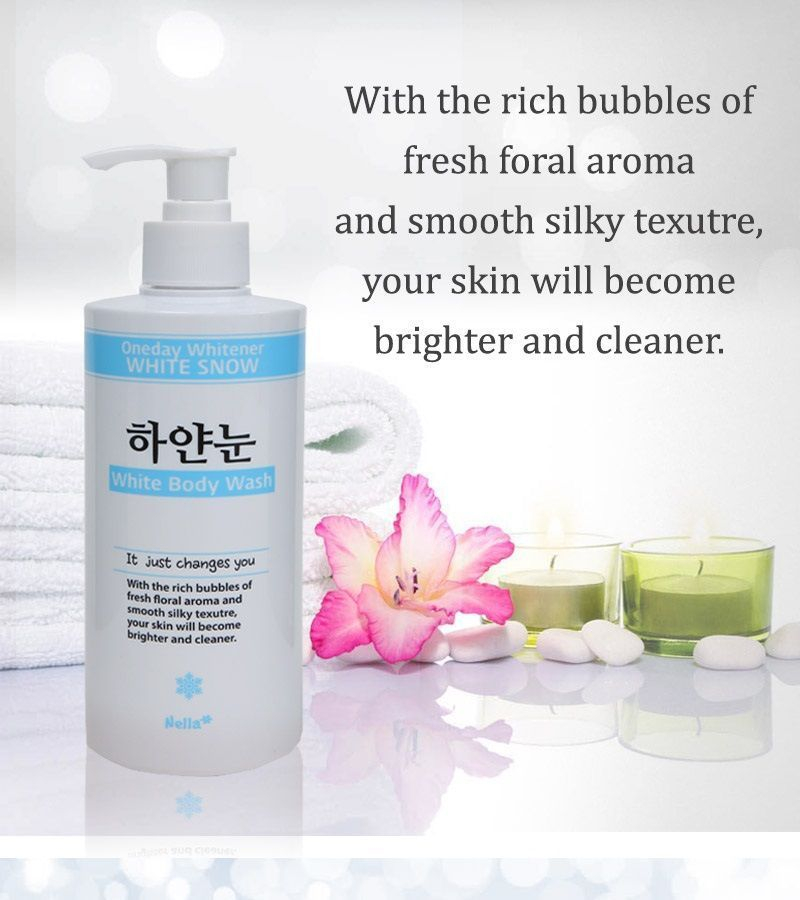 Nella - Oneday Whitener White Snow White Body Wash 400ml