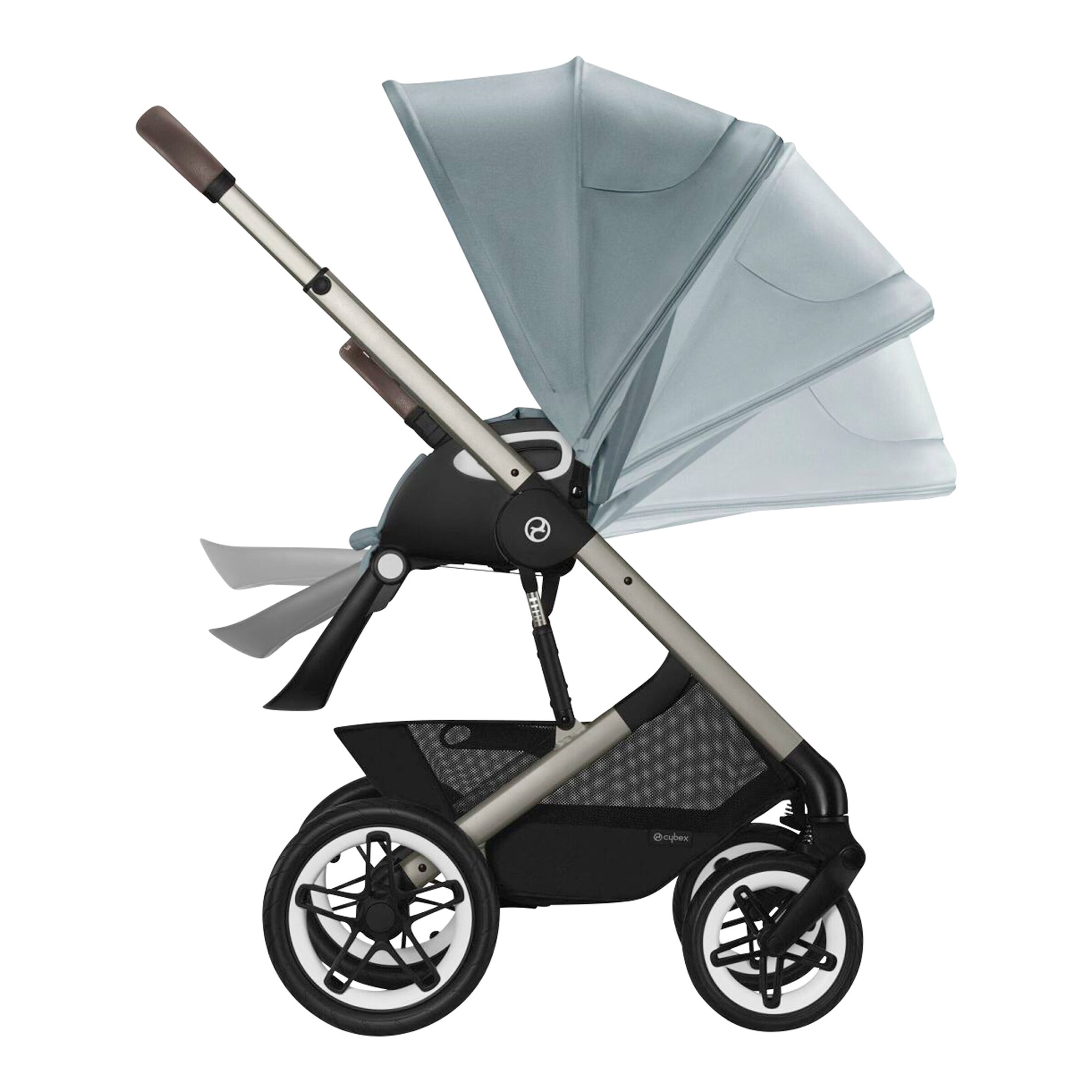 Cybex - GOLD Kinderwagen Talos S Lux taupe / sky blue
